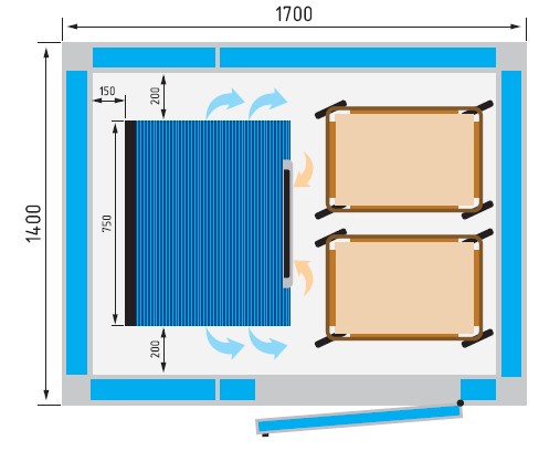 ВСF 40.1.T2inox - Gabarit