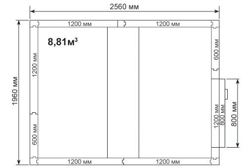КХН-8,81 - Gabarit