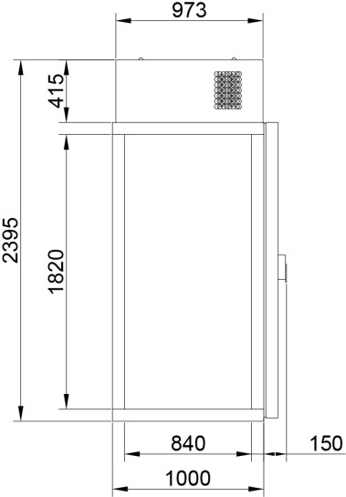 КХН-1,28 Minicella МB - Gabarit